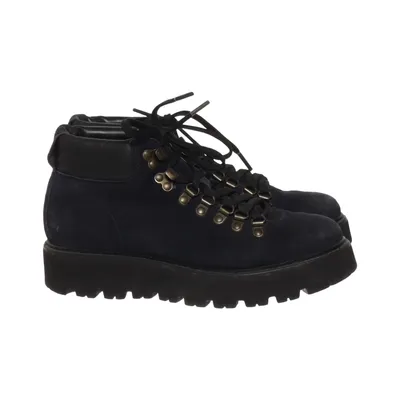 Bottes à lacets (Bleu) de Alberville Cuir