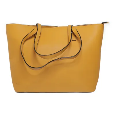 Handväska (Gul) från Don Donna Polyester, Polyuretan