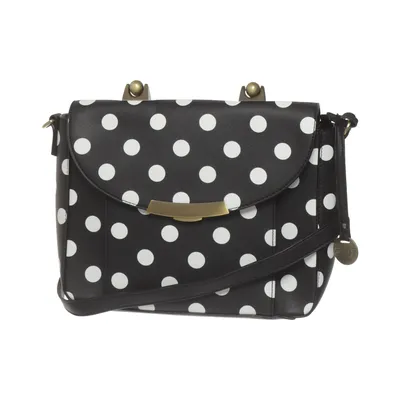 Shoulder-bag (Black, White) from Cruz Polyester, Polyurethane