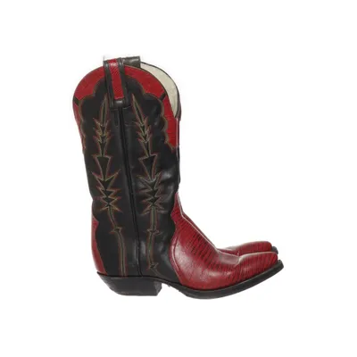Cowboylaarzen (Zwart, Rood) van Vaquero