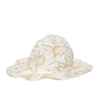 Bucket hat (White, Multicolored) from Newbie by KappAhl Organic cotton