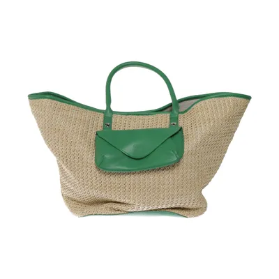 Strandtasche (Grün, Beige) von Carin Wester Polyurethan