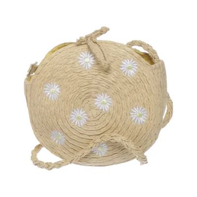 Skuldertaske (Beige, Flerfarvet)