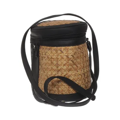 Shoulder-bag (Black, Brown) from David Jones Polyurethane