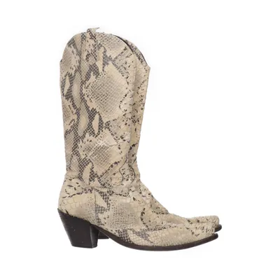 Cowboystøvler (Beige, Flerfarvet)