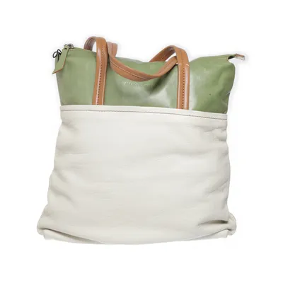 Shoulder-bag (White, Green) from Francesco Biasia