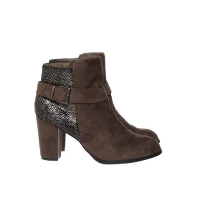 Heeled boots (Brown) from La Bottine Souriante