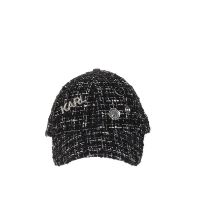 Baseballkasket (Sort, Hvid) fra Karl Lagerfeld