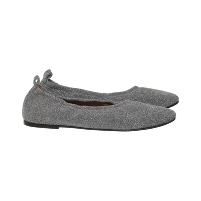 Ballet flats (Silver) from Flattered Studio Leather