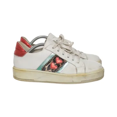 Baskets (Blanc, Multicolore) de Poelman Cuir