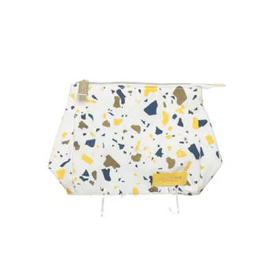 Necessär (Vit, Flerfärgad) från L'Occitane Bomull, Återvunnen polyester