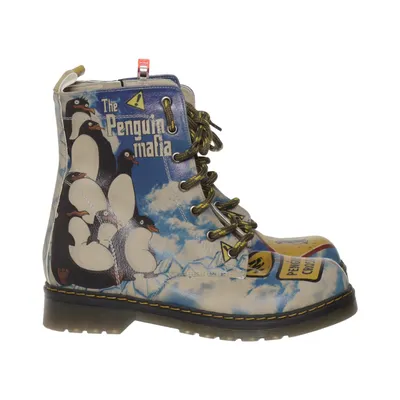 Bottes à lacets (Bleu, Multicolore) de Goby Cuir