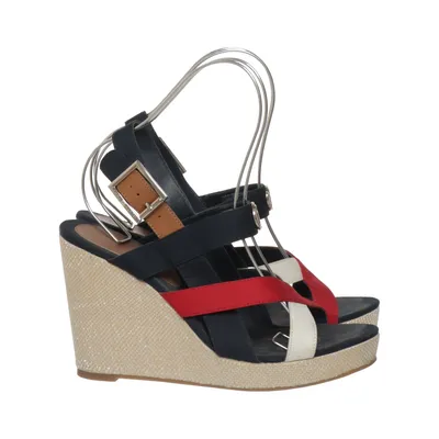 Wedges (Basic Hardware High Wedge Sandal) from Tommy Hilfiger Leather