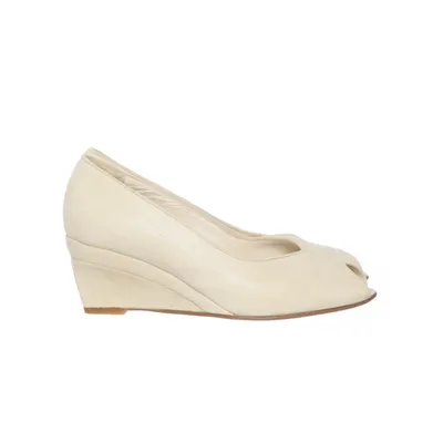 Wedges (White) from Bella Leather