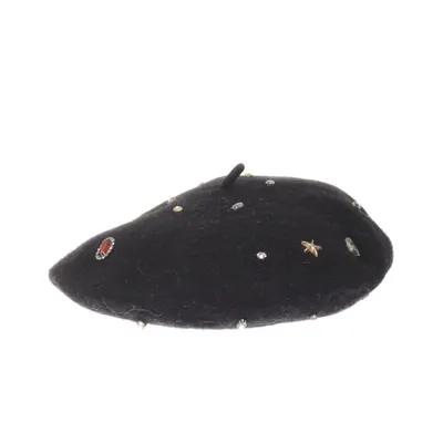 Baret (Zwart) van Zara Accessories Wol