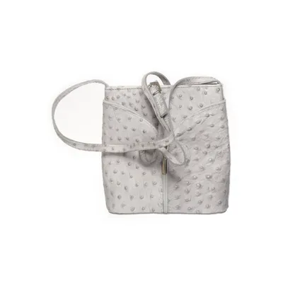 Sac à bandoulière (Gris) de Borse in Pelle Cuir