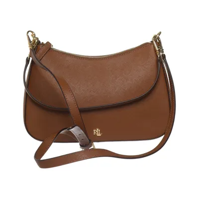 Sac à bandoulière (Marron) de Lauren Ralph Lauren Cuir, Polyester