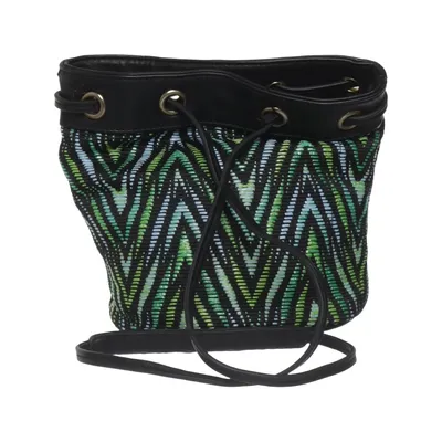 Shoulder-bag (Black, Green, Blue) from Texto