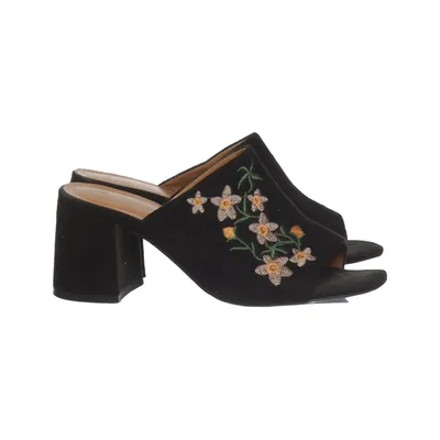 Mules (Black, Multicolored) from Claudia Ghizzani Leather