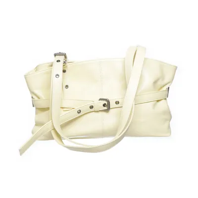 Umhängetasche (Beige) von Samo Ondoh Lederimitat