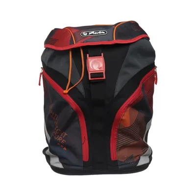 Backpack (Black, Red, Orange) from Herlitz