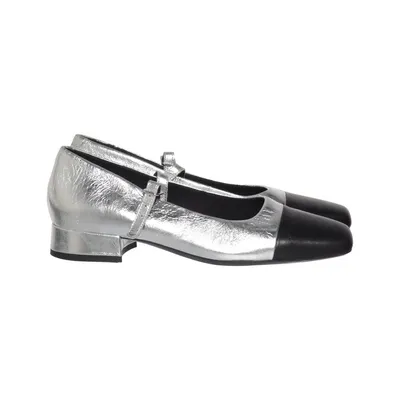 Ballerina's (Zilver, Zwart) van Vagabond Leer