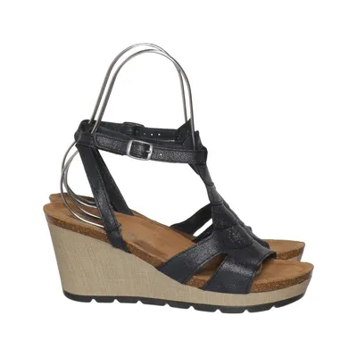 Wedges (Black) from Footsoul by Jobi Leather