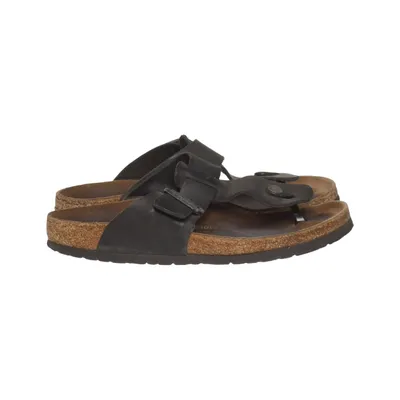 Teenslippers (Gizeh) van Birkenstock Leer