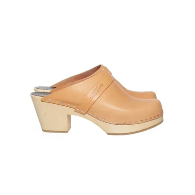 Clogs (Brown) from Swedish Hasbeens Leather