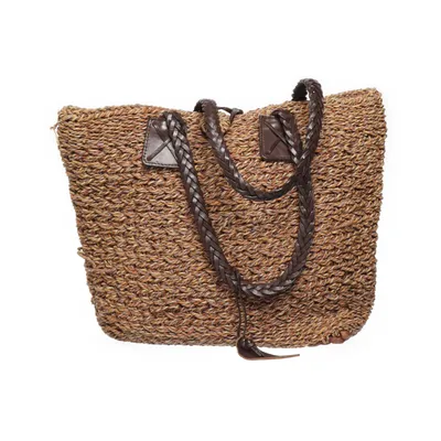 Beach bag (Brown, Multicolored) from Laura Ashley Leather