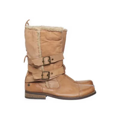 Ankle boots (Beige) from Blink Leather