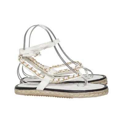 Sandaler (Vit, Svart) från Seastar Blue Skinnimitation