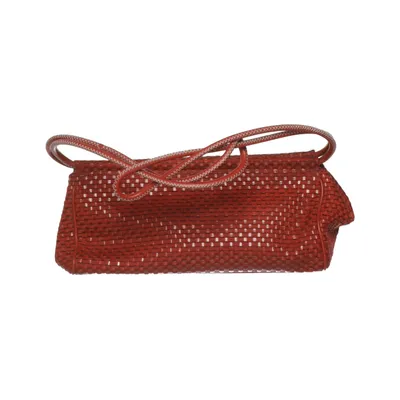 Handbag (Red) from The Sak Polyurethane, Viscose