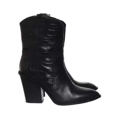 Bottes à talons (Noir) de Derimod Cuir
