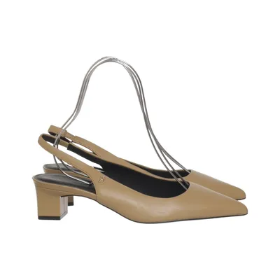 Hoge hakken (Th Mid Heel Slingback) van Tommy Hilfiger Leer