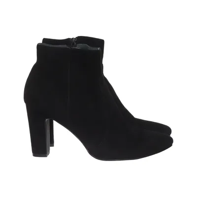 Bottes à talons (Noir) de Stylesnob Cuir