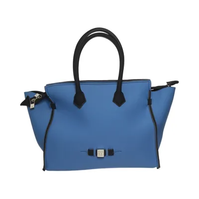 Handbag (Blue) from Save My Bag Elastane, Polyamide, Polyester
