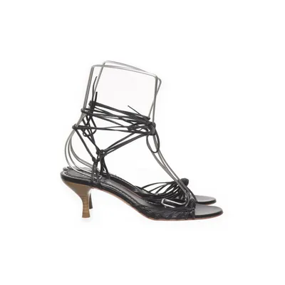 High heels (Black) from Unisa Leather