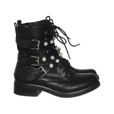 Schnürstiefel (Schwarz) von Super Me