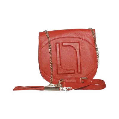 Shoulder-bag (Red) from Laurèl Cotton, Leather