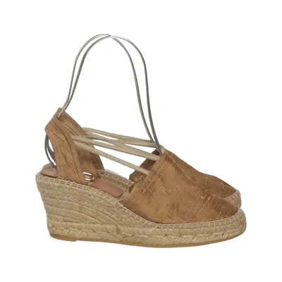 Wedges (Brown) from Kanna Leather