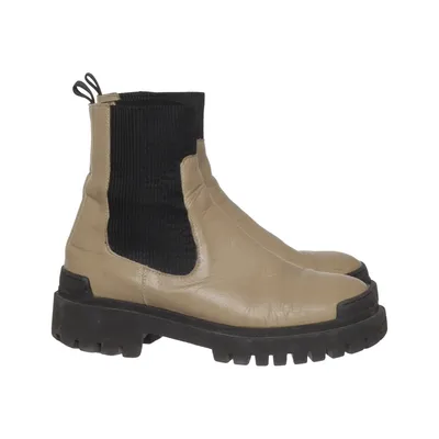 Bottines Chelsea (Beige, Noir) de Angulus