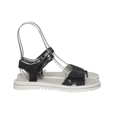 Sandals (Black, Gray) from Richter Leather