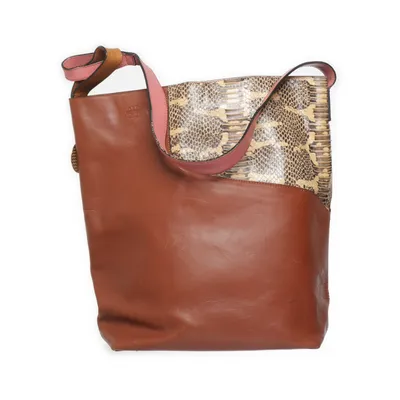 Handbag (Brown, Pink, Multicolored) from ATP Atelier