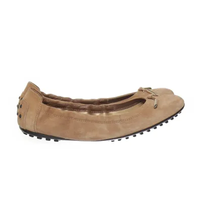 Ballet flats (Brown) from Tod's Suede