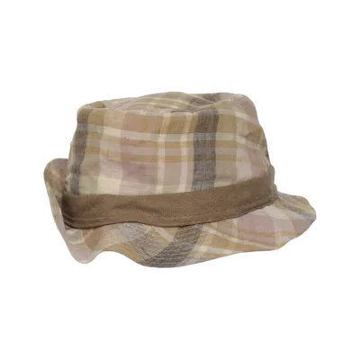 Fedora hat (Multicolored) from Kn Collection Linen
