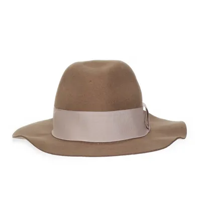 Vilten hoed (Bruin) van H&M Wol