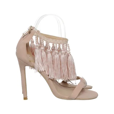 Højhælede sandaler (Pink) fra PrettyLittleThing