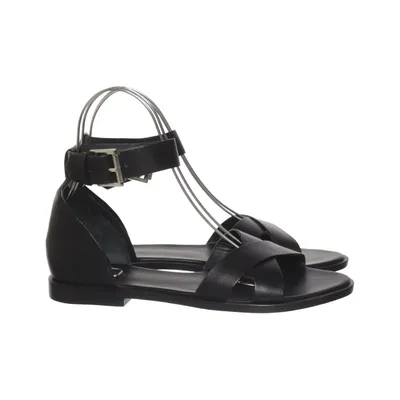 Sandalen (Zwart) van WERA Stockholm Leer