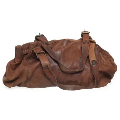 Handväska (Brun) från Gerard Darel Bomull, Skinn